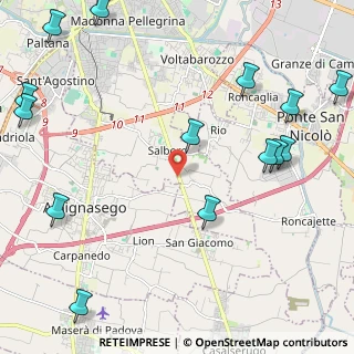 Mappa Via Pietro Bembo, 35127 Padova PD, Italia (3.05714)