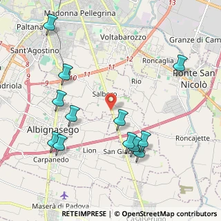 Mappa Via Pietro Bembo, 35127 Padova PD, Italia (2.26833)