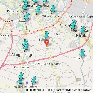 Mappa Via Pietro Bembo, 35127 Padova PD, Italia (3.20176)