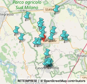 Mappa Rosate, 20088 Rosate MI, Italia (3.3165)