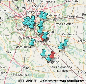 Mappa Via VIII Giugno, 20077 Melegnano MI, Italia (11.8555)