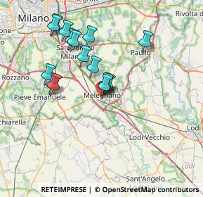 Mappa Via VIII Giugno, 20077 Melegnano MI, Italia (6.5675)