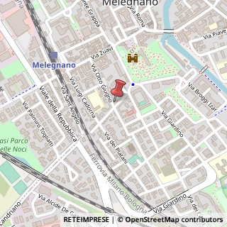 Mappa Via Giacomo Frassi, 26, 20077 Melegnano, Milano (Lombardia)