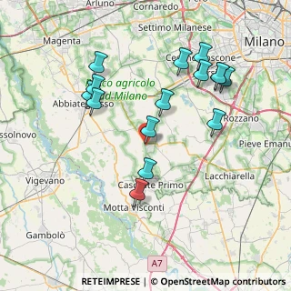 Mappa Rosate, 20081 Rosate MI, Italia (7.86867)