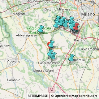 Mappa Via Don Negri, 20088 Rosate MI, Italia (7.99053)