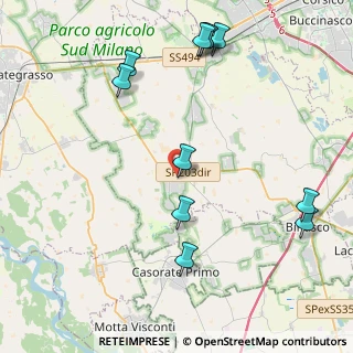 Mappa Via Don Negri, 20088 Rosate MI, Italia (4.95909)