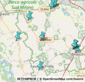 Mappa Via Don Negri, 20088 Rosate MI, Italia (5.27182)