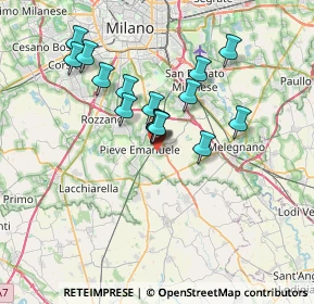 Mappa Via Bruno Buozzi, 20085 Locate di Triulzi MI, Italia (5.82313)