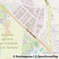 Mapa Legnaro