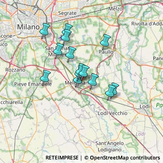 Mappa Via Alcide de Gasperi, 20077 Melegnano MI, Italia (5.60214)