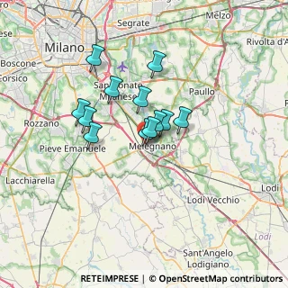 Mappa SP 40 Melegnano Binasco, 20098 San Giuliano Milanese MI, Italia (4.89083)