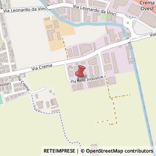 Mappa Via delle Industrie, 10, 26010 Bagnolo cremasco CR, Italia, 26010 Crema, Cremona (Lombardia)