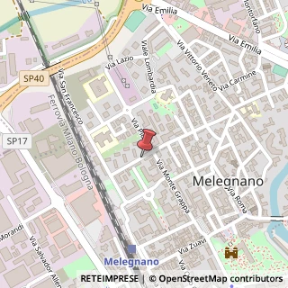 Mappa Via San Francesco, 7, 20077 Melegnano, Milano (Lombardia)