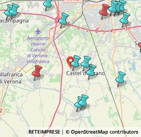 Mappa Via Malaspina, 37060 Castel d'Azzano VR, Italia (6.0485)