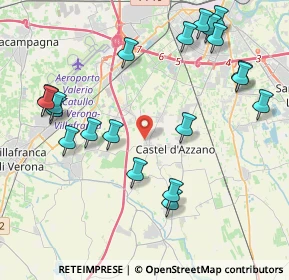 Mappa Via Malaspina, 37060 Castel d'Azzano VR, Italia (4.752)