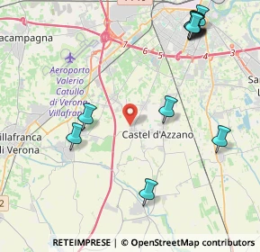 Mappa Via Malaspina, 37060 Castel d'Azzano VR, Italia (5.2575)