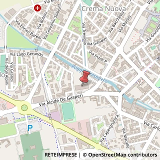 Mappa Viale Alcide De Gasperi, 52, 26013 Crema, Cremona (Lombardia)