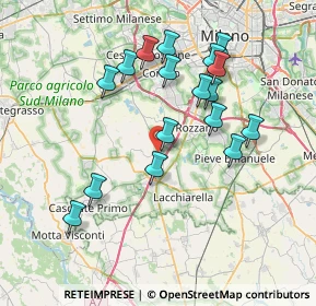 Mappa Via Eugenio Curiel, 20058 Zibido San Giacomo MI, Italia (7.23353)