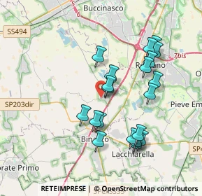 Mappa Via Eugenio Curiel, 20058 Zibido San Giacomo MI, Italia (3.4795)