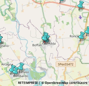 Mappa Via Pagani, 26811 Boffalora D'adda LO, Italia (3.436)