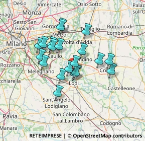 Mappa Via Pagani, 26811 Boffalora D'adda LO, Italia (11.2115)