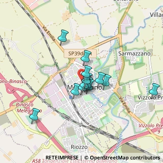 Mappa Via Marconi, 20077 Melegnano MI, Italia (0.64)
