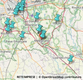 Mappa Via Bernardino de Bustis, 20077 Melegnano MI, Italia (10.3535)