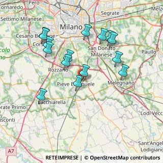 Mappa Via Milano 5 c, 20085 Locate di Triulzi MI, Italia (7.692)