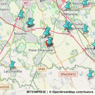 Mappa Via Milano 5 c, 20085 Locate di Triulzi MI, Italia (5.9585)