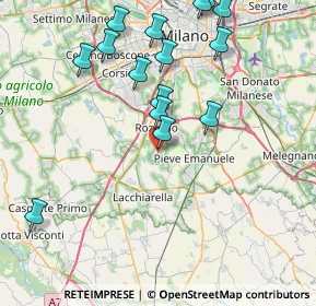 Mappa Via Romano Visconti, 20080 Basiglio MI, Italia (8.99133)