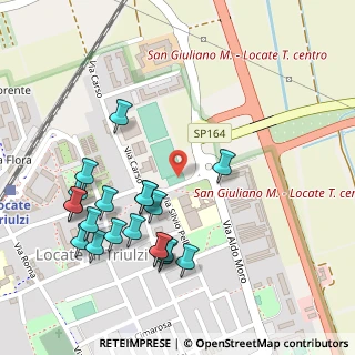 Mappa Via Don Milani, 20085 Locate di Triulzi MI, Italia (0.2785)