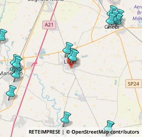 Mappa Via G. Amendola, 25024 Leno BS, Italia (6.2125)