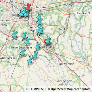 Mappa Via Alessandro Volta, 20077 Melegnano MI, Italia (9.244)