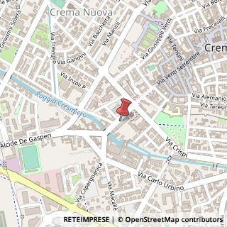 Mappa Viale Repubblica, 65, 26013 Crema, Cremona (Lombardia)