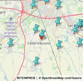 Mappa Via I Maggio, 37060 Castel d'Azzano VR, Italia (6.561)