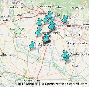 Mappa Via Bruno Buozzi, 25025 Manerbio BS, Italia (9.67067)
