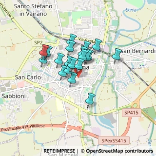 Mappa Via Teresine, 26013 Crema CR, Italia (0.6145)