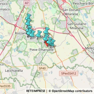 Mappa Outlet Scalo Milano Shopping Village, 20085 Locate di Triulzi MI, Italia (2.91636)