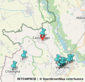 Mappa 27023 Cassolnovo PV, Italia (5.45545)