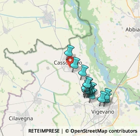 Mappa 27023 Cassolnovo PV, Italia (3.49857)