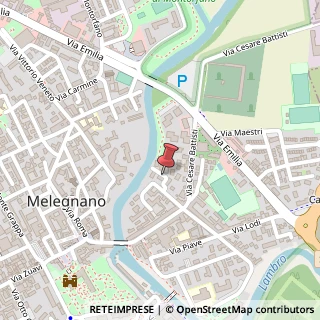 Mappa Via del perdono 24, 20077 Melegnano, Milano (Lombardia)