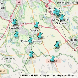 Mappa Via Martiri della Libertà, 20089 Locate di Triulzi MI, Italia (4.77286)