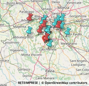 Mappa Via Eugenio Curiel, 20080 Zibido San Giacomo MI, Italia (10.04167)