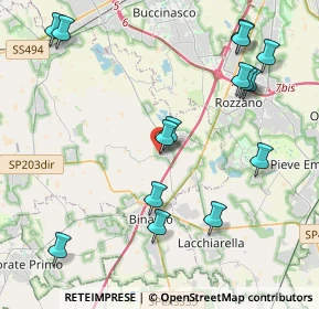 Mappa Via Eugenio Curiel, 20080 Zibido San Giacomo MI, Italia (4.806)
