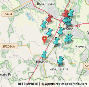 Mappa Via Eugenio Curiel, 20080 Zibido San Giacomo MI, Italia (3.76)