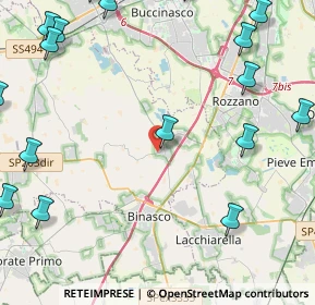 Mappa Via Eugenio Curiel, 20080 Zibido San Giacomo MI, Italia (6.702)
