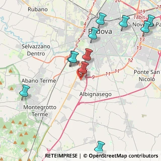 Mappa Vicolo Svevo, 35020 Albignasego PD, Italia (4.93727)