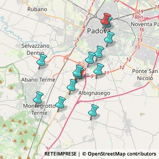 Mappa Vicolo Svevo, 35020 Albignasego PD, Italia (3.40692)