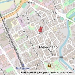 Mappa Via 23 Marzo 1848, 29, 20077 Melegnano, Milano (Lombardia)