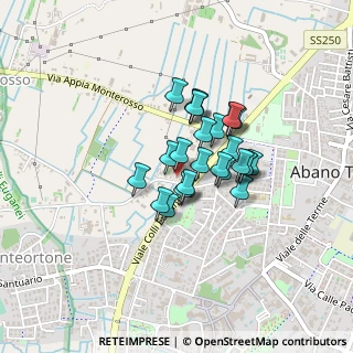 Mappa Via Armando Pillon, 35031 Abano Terme PD, Italia (0.28692)